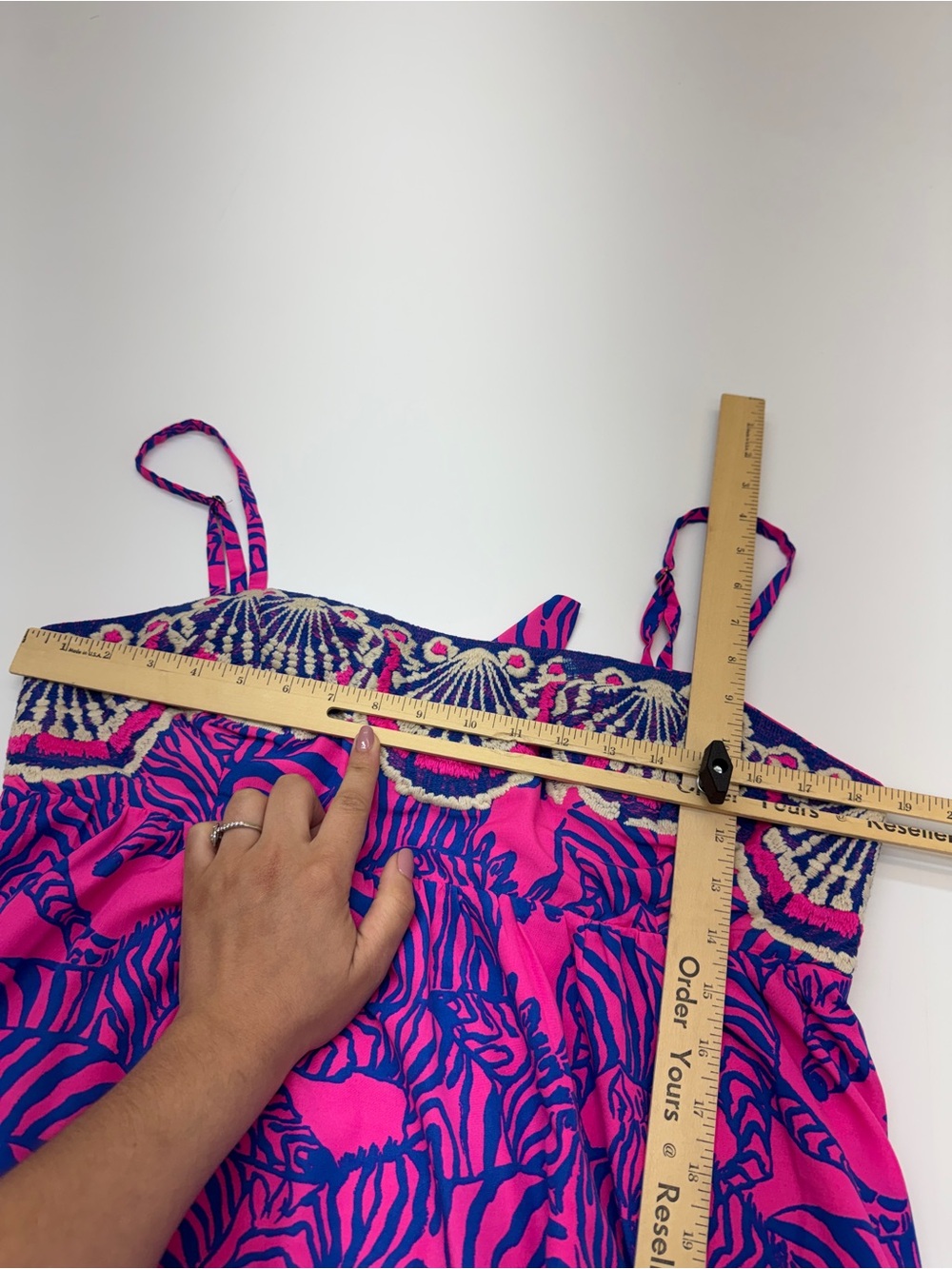 Lilly Pulitzer Dress Women Size 12 Pink Zebra Print Bernadetta Preppy Maxi - Picture 9 of 9